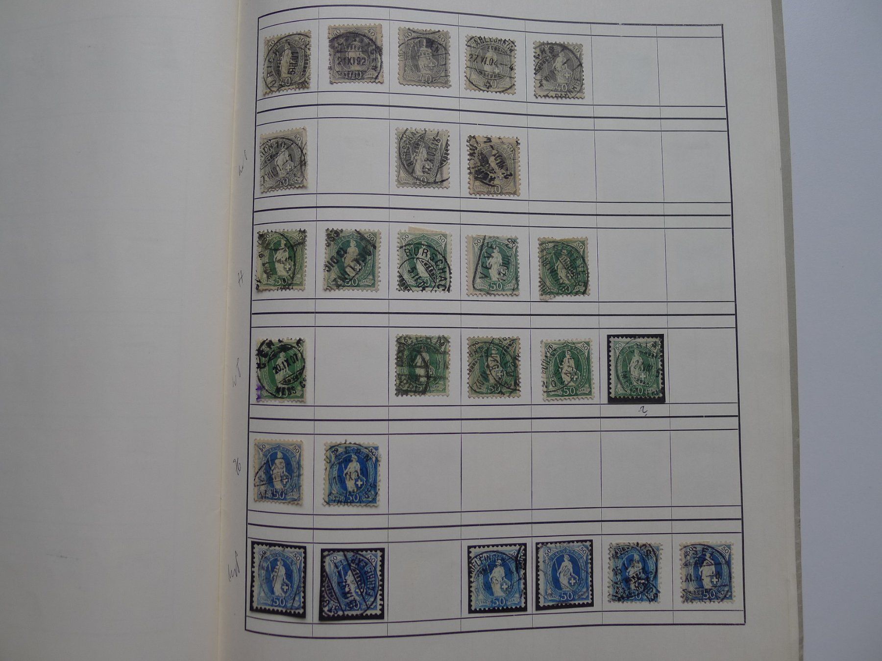Tutti i francobolli: Sammlung Schweiz ab 1862- ca. 1908 – Usato da Dagmersellen venduto da q1w2e3r4 6