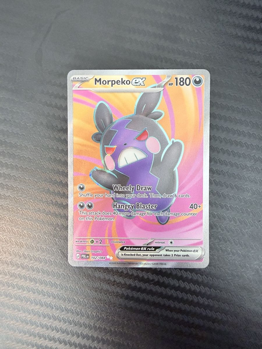 Pokémon Cartes à collectionner: Morpeko ex 102/084 Full Art PBL EN  – D'occasion à Kloten par Pokeball_Emporium