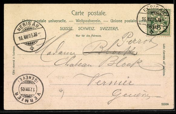 Cartes postales: AK Herisau, Platz mit Geschäften – D'occasion à Berlin par bartko-reher 1