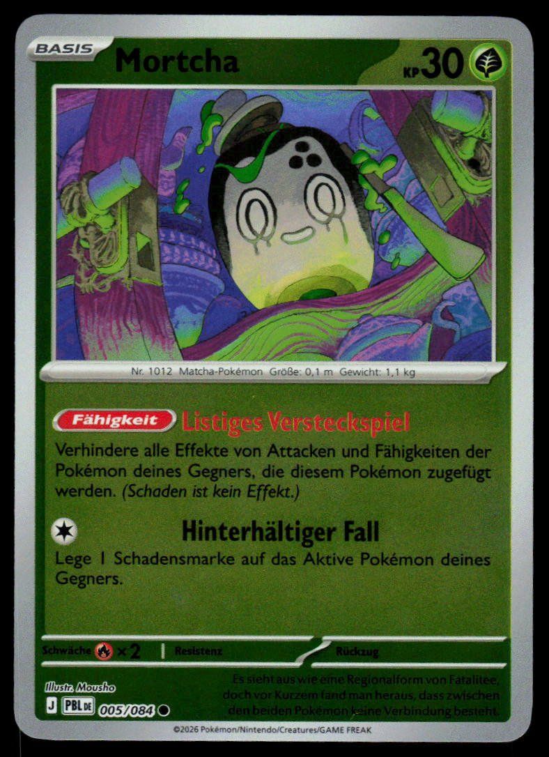 Pokémon Carte collezionabili: Pokemon Mortcha 005/084 – Usato da Herisau venduto da Pokemon2025
