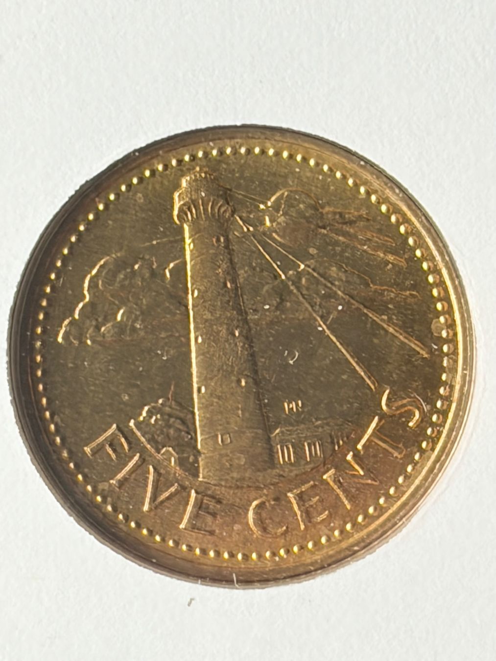 Tutti le monete: BARBADOS - Five Cents 1973 - FDC – Nuovo (secondo la descrizione) da Le Lignon venduto da Trikles 1