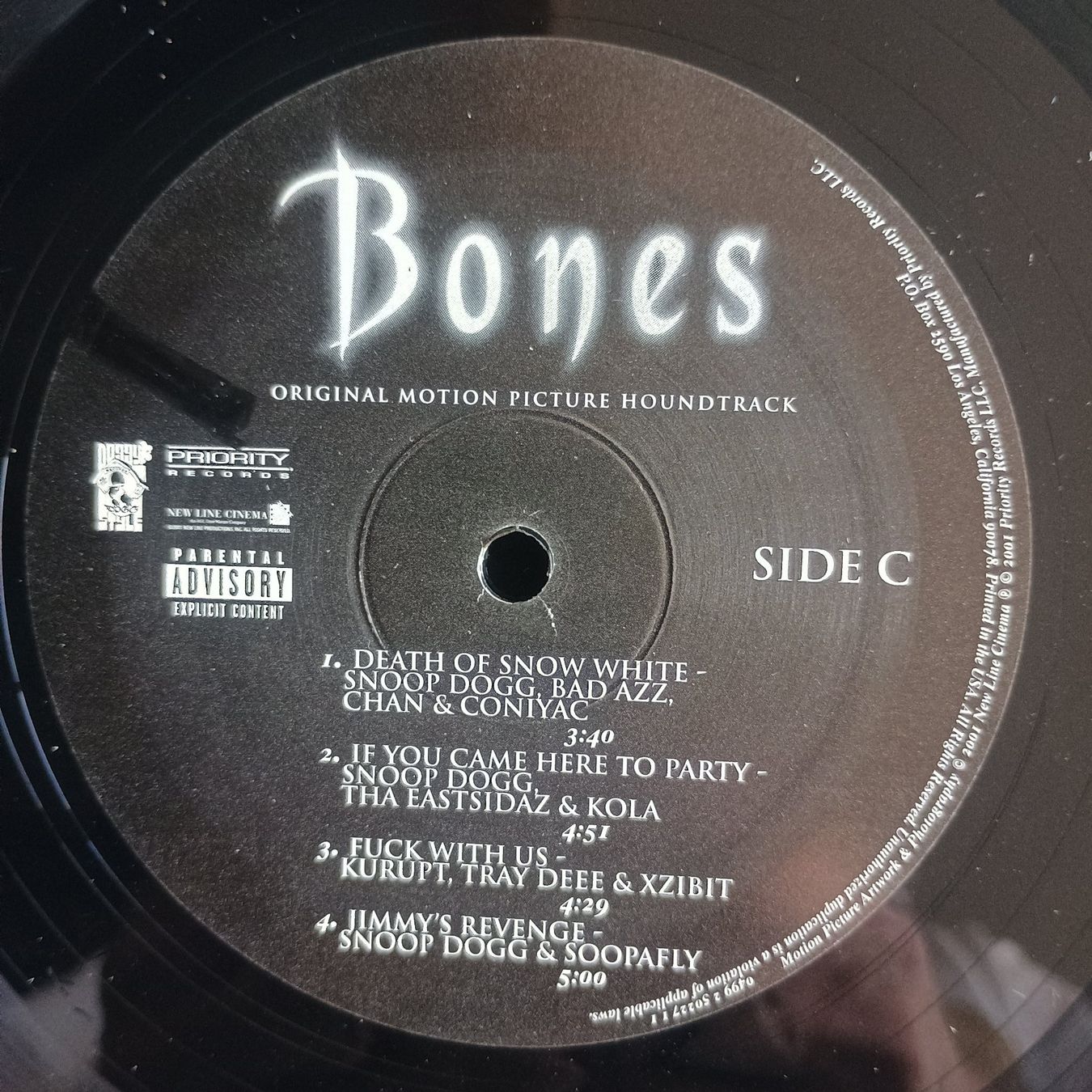 Dischi in vinile: Various ‎– Bones -O.S.T. 2xLP US-2001 1st PRESS VG+/VG+ – Usato da münchenstein venduto da karl_heinz_krasser 4