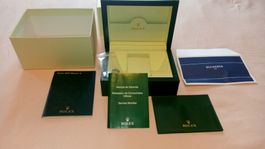 Rolex Box mit Papieren und Zubehör Zustand neu
