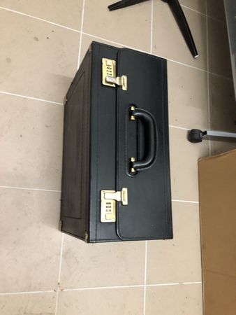 Vintage Mallette porte-documents noire