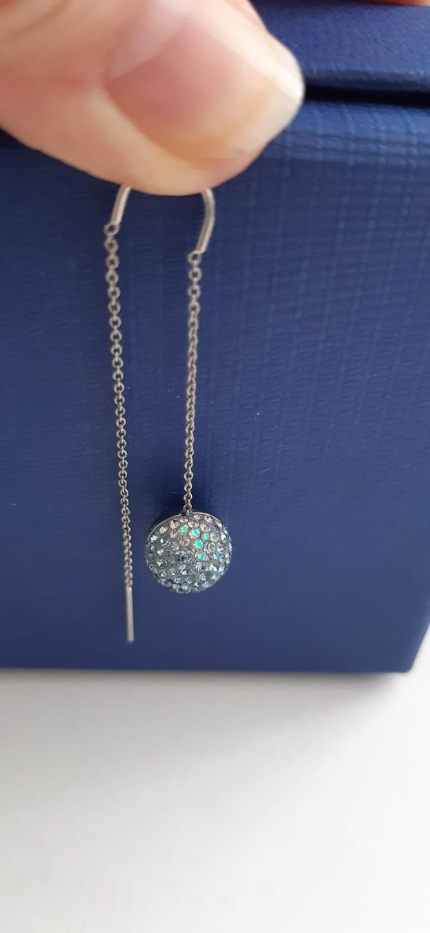 Ohrringe & -stecker: Swarovski Ohrringe hellblau – Neu (gemäss Beschreibung) aus Meilen von Aesthetin 3