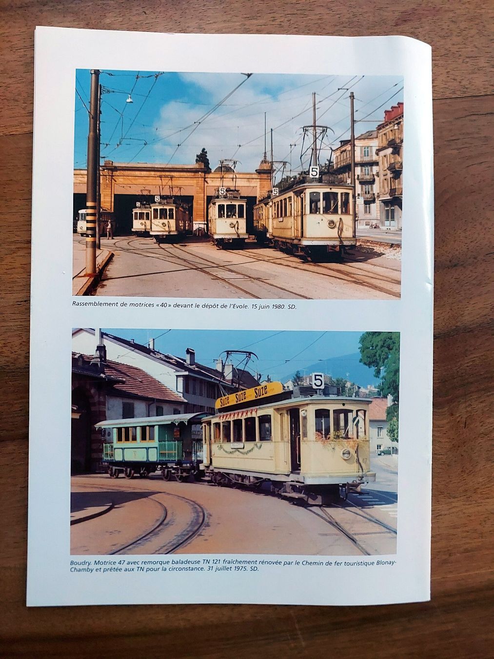 Riviste & Magazine: Le tram électrique a 100 ans Neuchâtel-Boudry – Usato da Schönenwerd venduto da Steidi 8