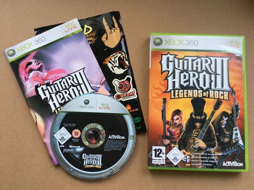 GUITAR HERO 3 Legends of Rock für Xbox360 (Gebraucht) in St.Gallen für ...