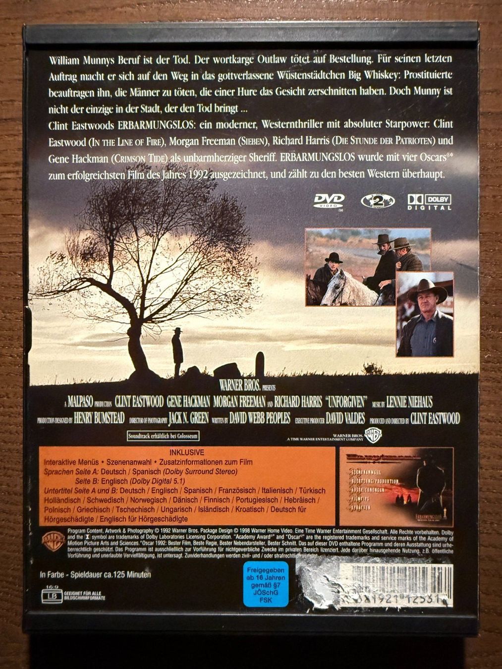 Alle DVDs: Erbarmungslos – Gebraucht aus Zürich von FilmFreunde 1