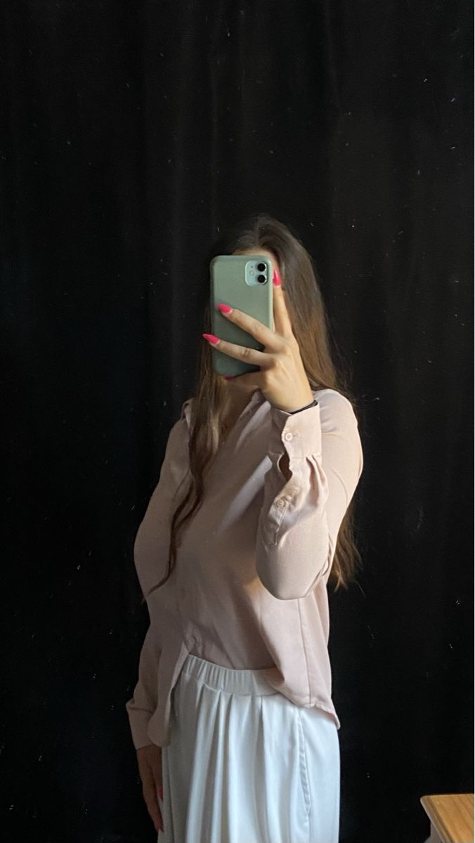 H&M Blusen: light pink long sleeve blouse – Gebraucht aus Fribourg von jen_6vlt 1