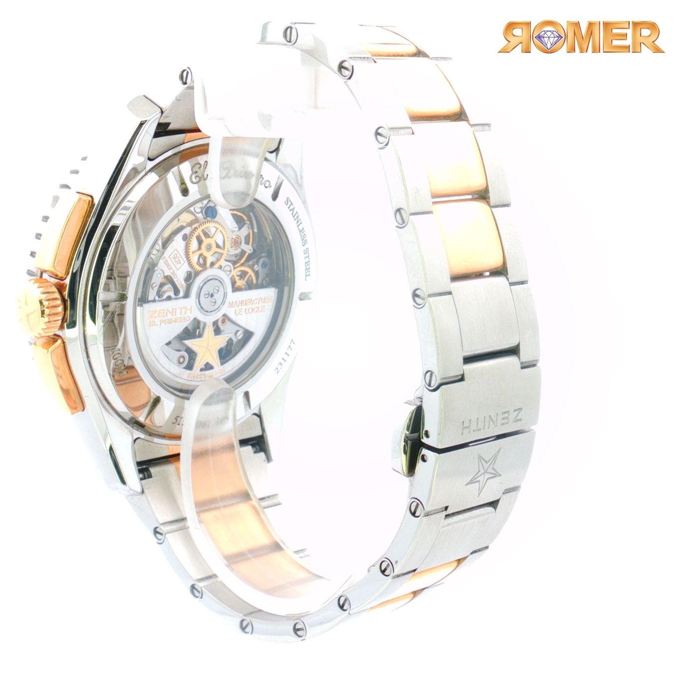 Zenith Orologi: ZENITH EL PRIMERO STRATOS FLYBACK FULL SET 45,5 MM – Nuovo (secondo la descrizione) da Winterthur venduto da Romer.Uhren.Schmuck 4