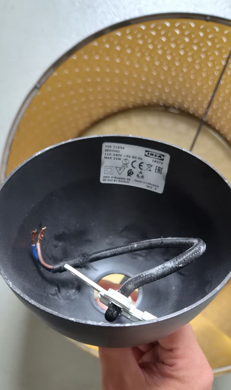 Ikea Lampadari & plafoniere: IKEA Pendelleuchte Sekond, gold – Usato da Küsnacht ZH venduto da mar_typ2 4