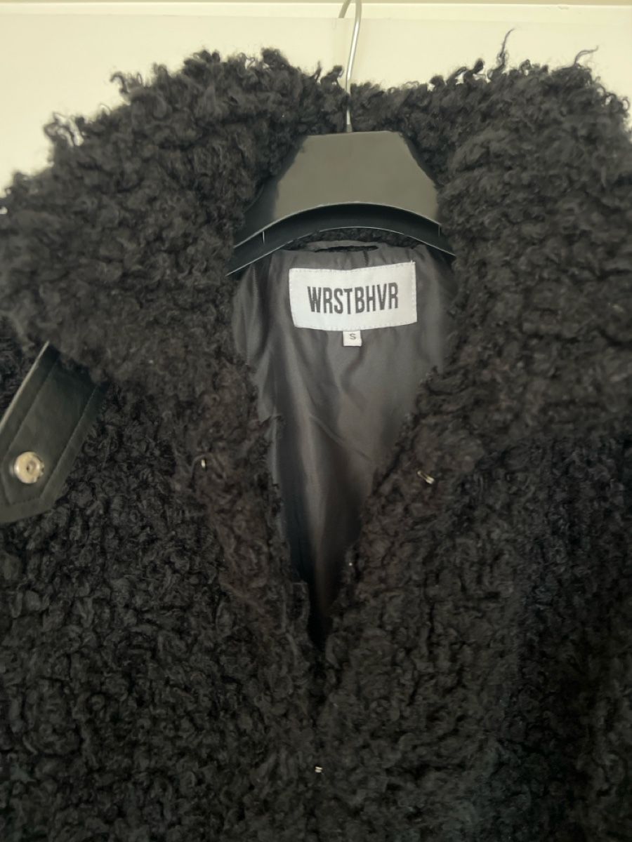 Giacche: Worst Behavior Teddy Jacke, Schwarz, Grösse S – Usato da Zürich venduto da joy_f8j5 1