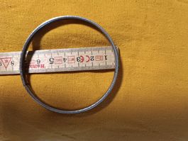 Bracciale vintage in argento lavorato a mano, da collezione