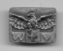 Silberabzeichen: Adler und W+V (Winterthurer Versicherung ?)