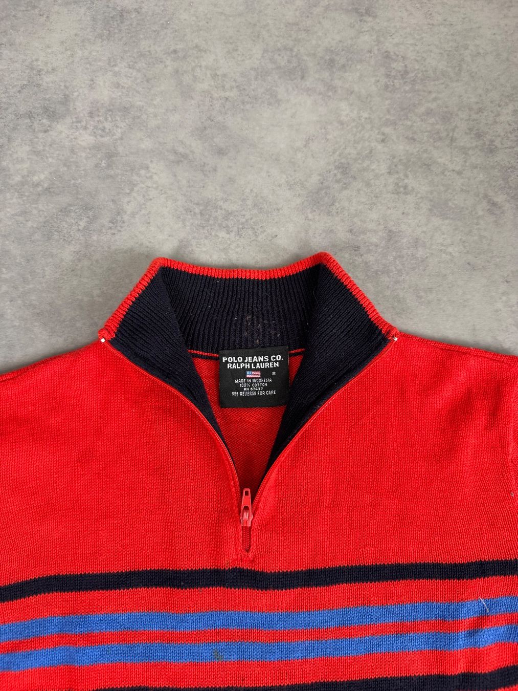 Ralph Lauren Maglioni & Felpe: Ralph Lauren Quarter-Zip Pullover - Grösse: XS | Vintage – Usato da Fraubrunnen venduto da simon_28839 2