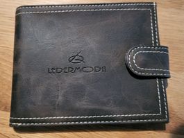 neu: LEDERMODA Leder-Portemonnaie