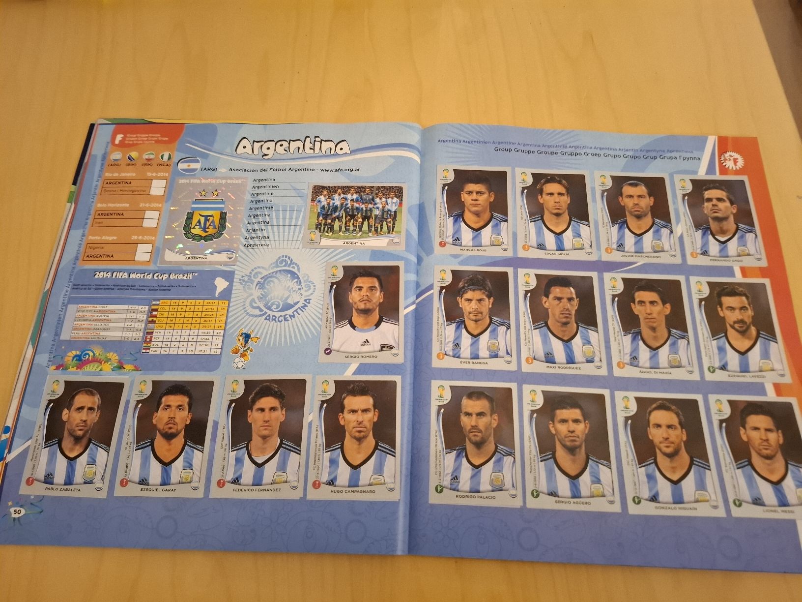 Panini Carte collezionabili: WM Brasil 2014 Panini Album  – Usato da Zug venduto da Monz01 2