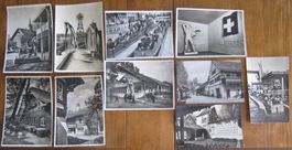 lot de 10 cartes de l'exposition Nationale Zürich 1939