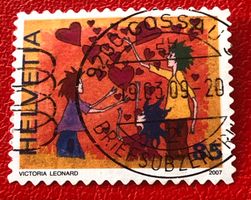 Nr.1244 Lasst Liebe Sprechen GESTEMPELT   