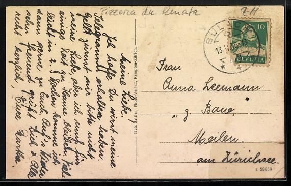 Cartoline postali: Bülach /Zch., Restaurant Salmen und Ort – Usato da Berlin venduto da bartko-reher 1