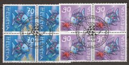 B1027 - Poissons arc-en-ciel  bloc4 1er jour