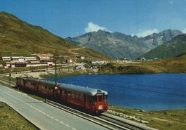 Ansichtskarte Oberalppass Furka-Oberalp-Bahn