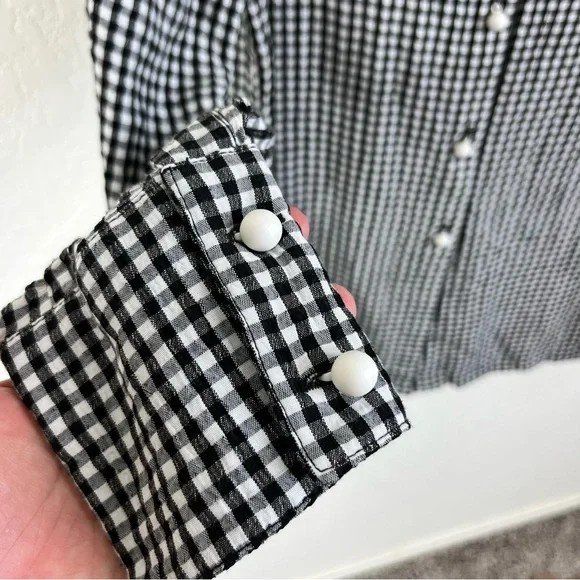 Camicette: Solid & Striped Gingham-Hemd – Grösse M – Guter Zustand – Usato da Horgen venduto da RenRio 4