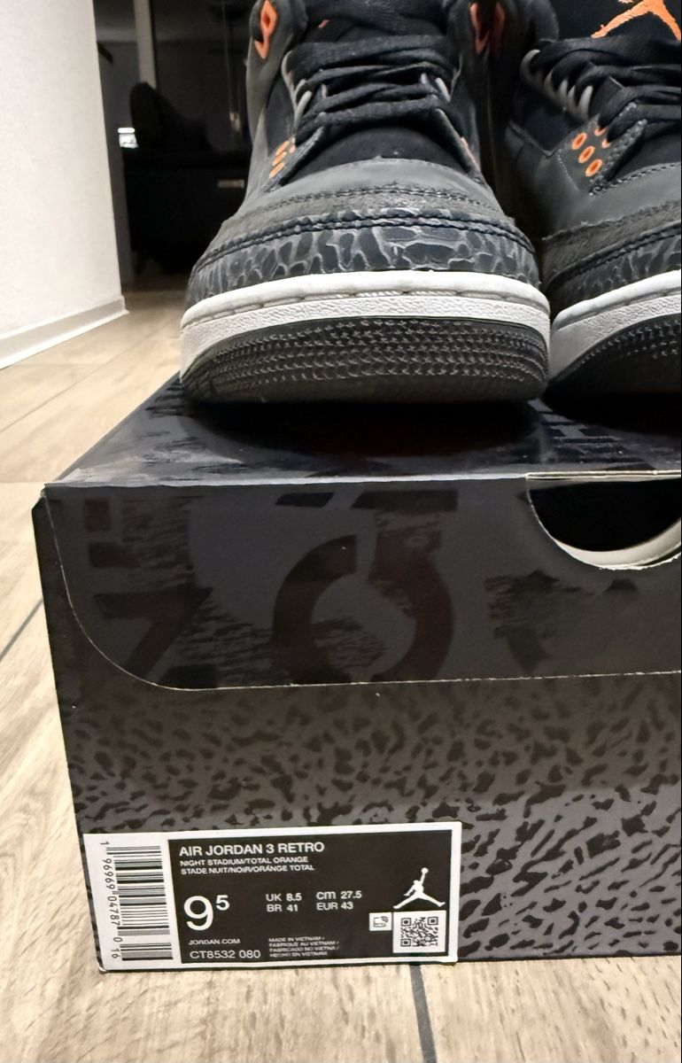 Jordan Scarpe da uomo: Jordan 3 fear pack 43 – Usato da Savièse venduto da Cedric007 5
