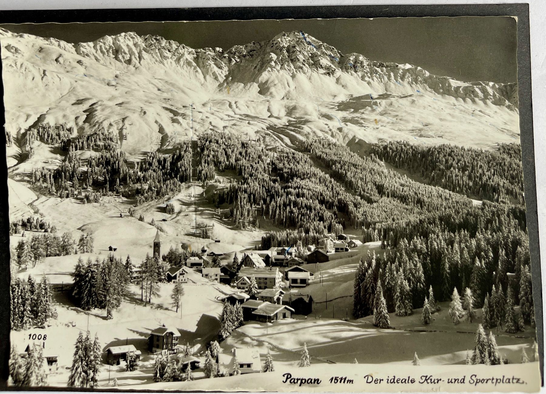 Cartoline postali: PARPAN - Winter 1968 – Usato da Lutry venduto da Ediego