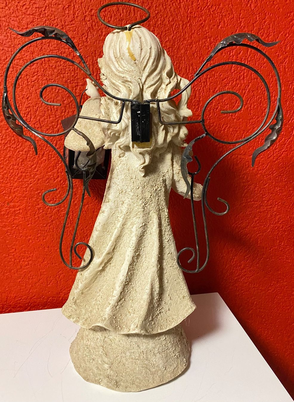 Statuette: Grosse Engel mit Teelicht 46cm - Neu – Nuovo e nell'imballaggio originale da Zäziwil venduto da Emlea 4