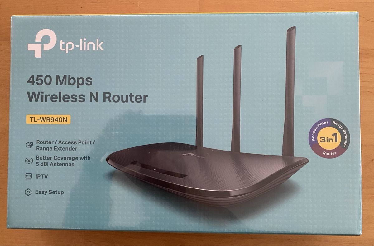 TP-Link Modem & Router: 450 Mbps Wireless N Router Tp-link – Nuovo e nell'imballaggio originale da Menzingen venduto da Katinka