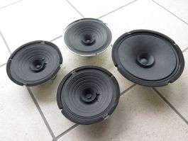 4 Breitbandlautsprecher 3 Stück 165 mm + 1 Stück 205 mm