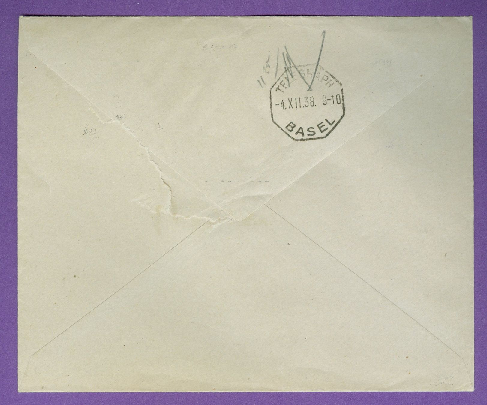Alle Briefmarken: 1938 Schweiz Bedarfspost – Gebraucht aus Zürich von yago-rot 1
