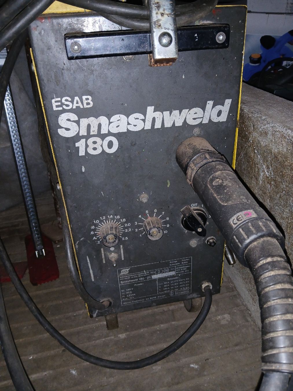 Esab Saldatori: Schutzgasschweissanlage Esab – Usato da Mutten venduto da Dwyss