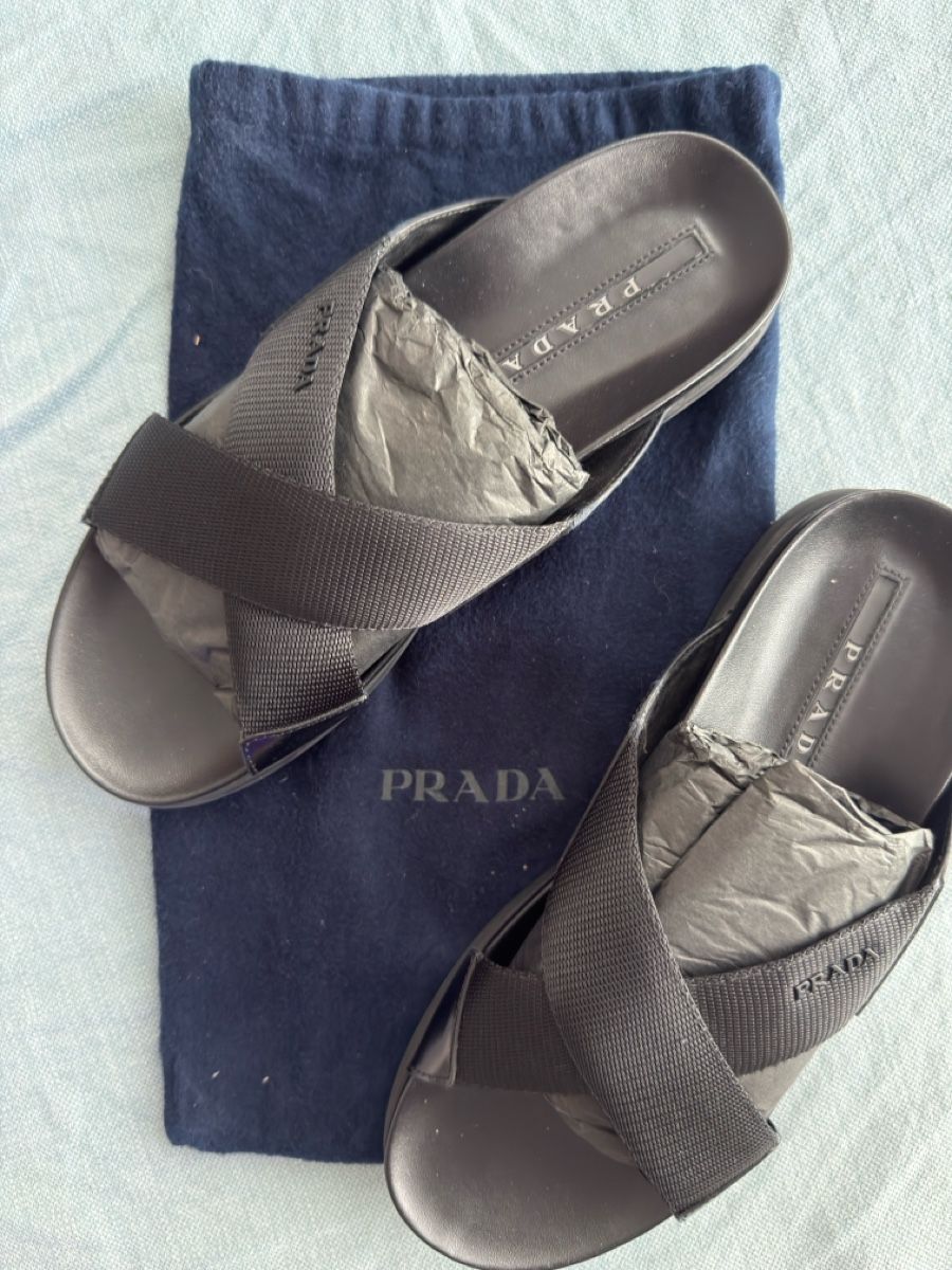 Prada Scarpe da uomo: Ciabatte PRADA nere taglia 42 – Nuovo (secondo la descrizione) da Zürich venduto da fed_5zp9
