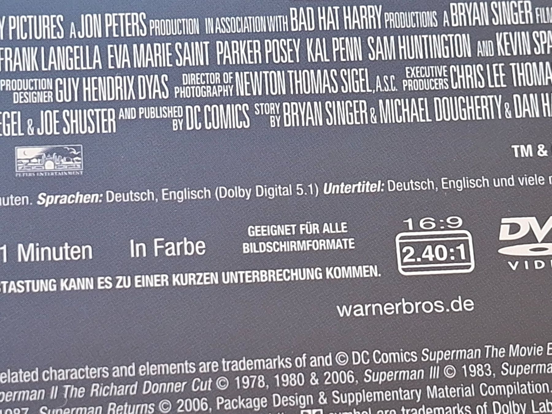 Tutti i DVDs: SUPERMAN COLLECTION 5  FILME !! – Usato da Aesch BL venduto da Burschi59 2