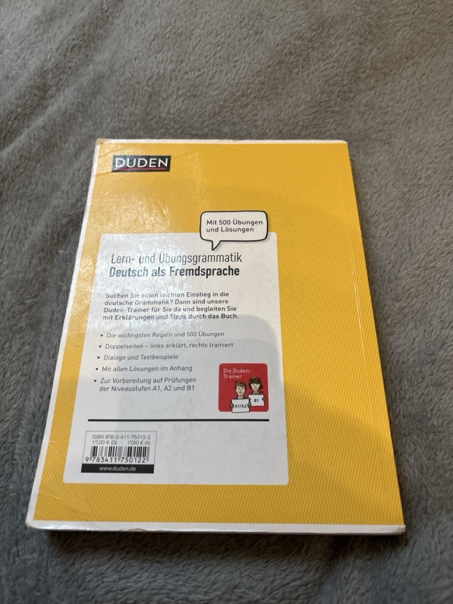Libri: DUDEN Grammaire Allemand Langue Etrangère A1-B1 – Usato da Chêne-Bourg venduto da and_66gg 1