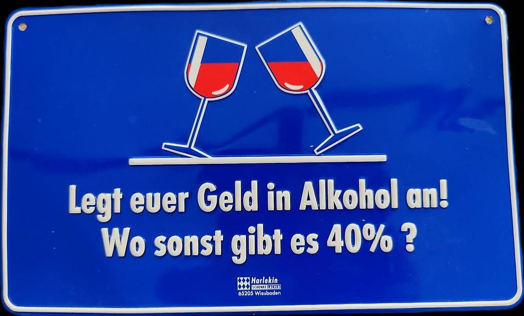 Insegne: Witziges Blechschild 25x15 cm – Usato da Küsnacht ZH venduto da Astres