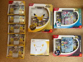Many Pokémon 30th anniversary Celebration Products Englisch