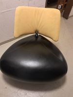 Pallone be LeoLux, in schwarz/gelb Leder,