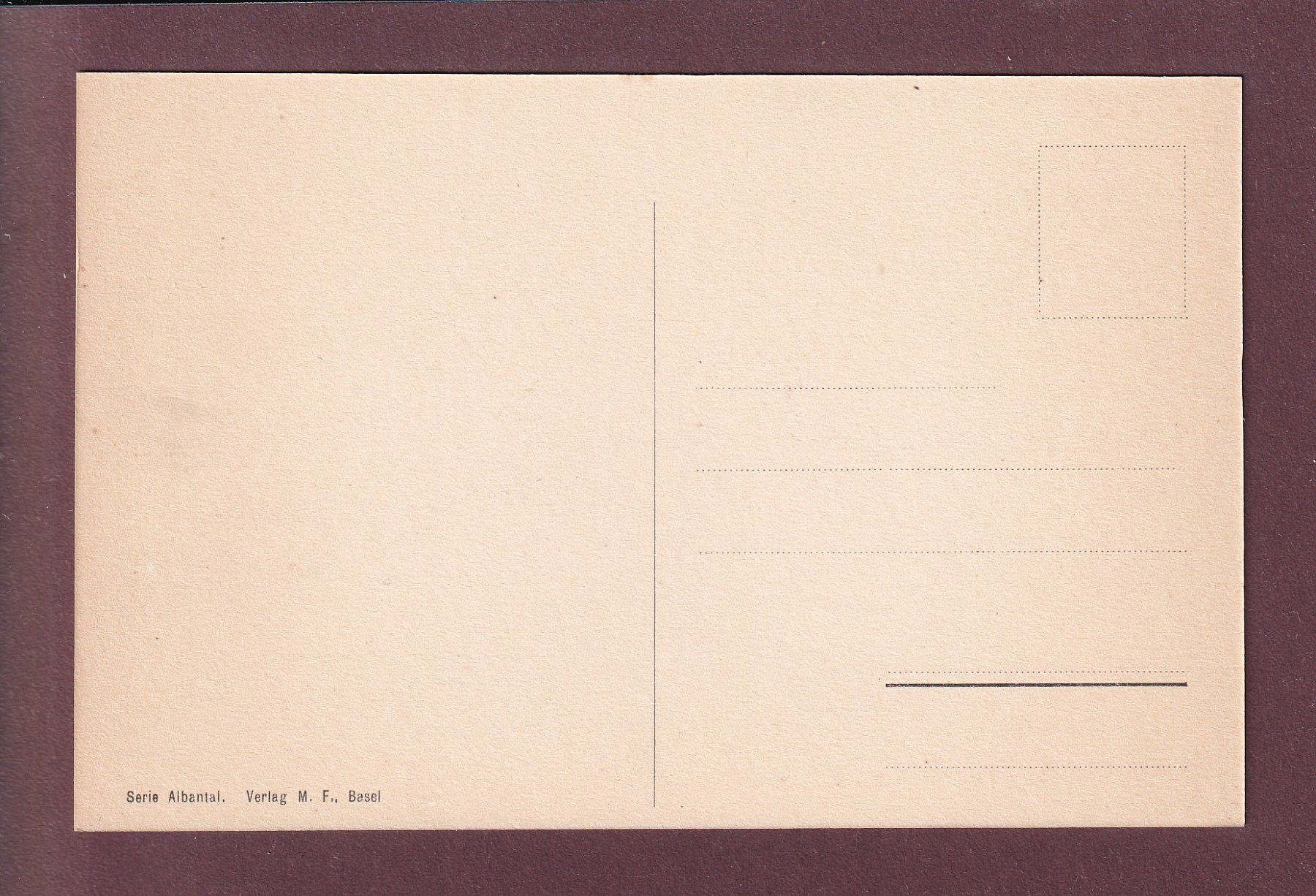 Cartoline postali: BASEL - St. Albanstift und Kirche - Kinder – Usato da Pully venduto da nicecards 1