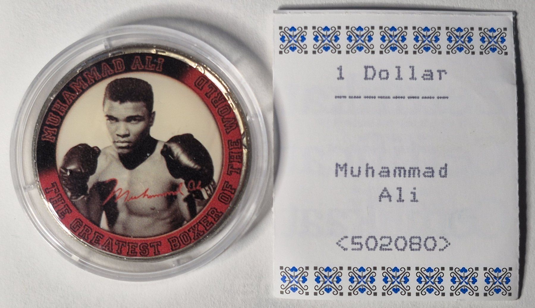 Tutti le monete: Münze - 1 US-Dollar Muhammed Ali – Usato da Balsthal venduto da Palcivalle