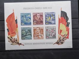 DDR 1955 Friedrich Engels Block 13 **