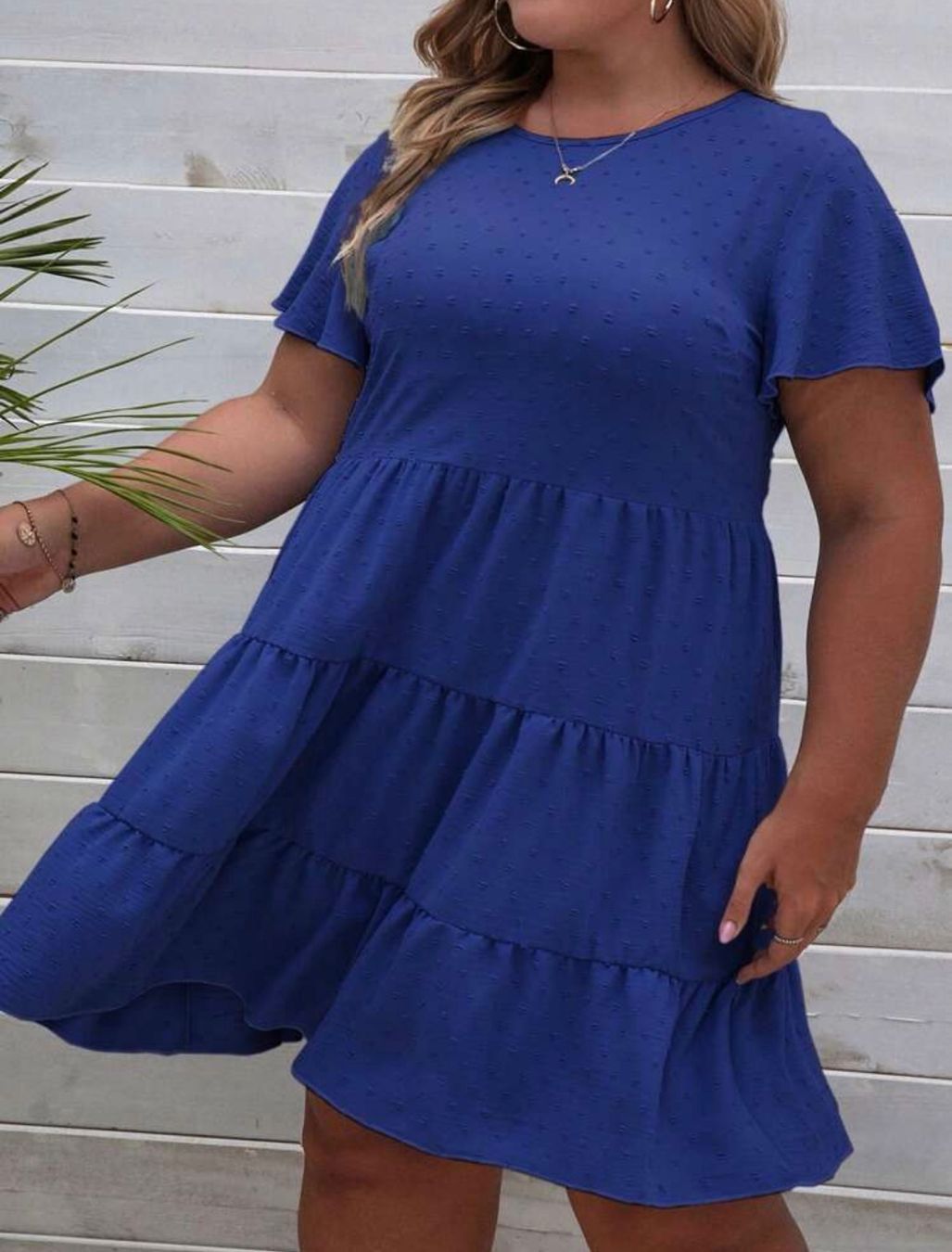 Shein Vestiti: Kleid luftig blau Gr. 56 / 58 / 60 – Usato da Pratteln venduto da a23_j2gs 1
