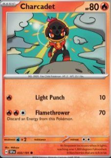 Pokémon Carte collezionabili: Charcadet - Pokemon Surging Sparks – Usato da Altstätten SG venduto da GGsGameshop
