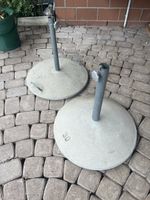 2 Sonnenschirmständer Beton 30kg