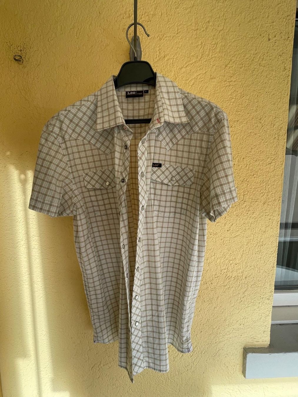 Lee Camicie: Original LEE Kurzarmhemd im Retro-Look, Grösse L – Usato da Zürich venduto da pri_ksc7 1