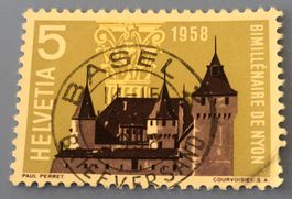 Nr.334 mit Vollstempel Basel