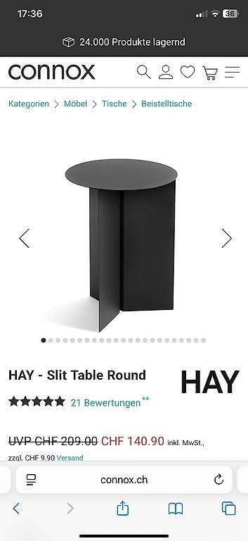 Ferm living Nachttische: Hay Slit Table – Gebraucht aus Bülach von mal_5dgg 2