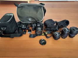 Nikon d610 mit 4 Objektiven und viel mehr...